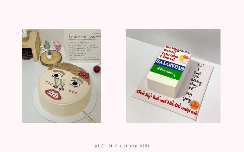  Bánh kem hài hước